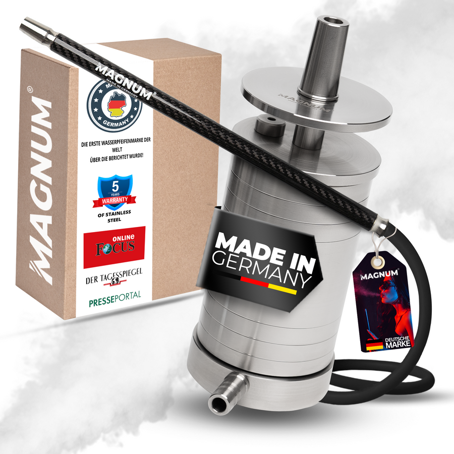 MAGNUM SHISHA - Edelstahl Travel Shisha